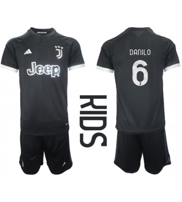 Lacne Dětský Futbalové dres Juventus Danilo Luiz #6 2023-24 Krátky Rukáv - Tretina (+ trenírky)